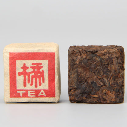 Natural and Additive-free Yunnan Tea Puerh Brick 500g Puerh Mini Tuo Ripe Tea Aromatic and Flavorful Black Tea 云南茶叶 普洱砖 康提 楴字普洱迷你沱熟茶