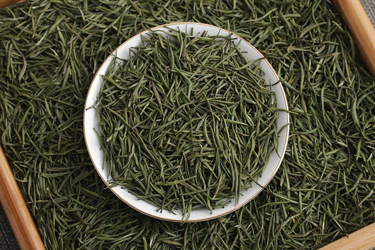 Premium Mingqian Green Tea Single Bud Qingzhen (No.1) 500g Additive-free Loose Tea Organic Chinese Tea 新茶明前 新茶绿茶单芽 青针500克