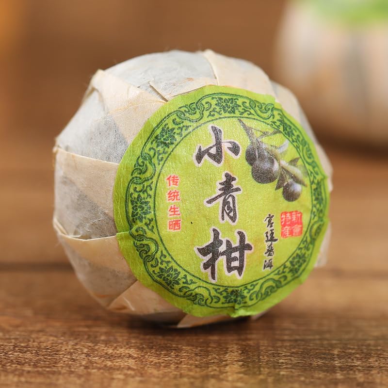 Yunnan Xinhui XiaoqingGan Chen Pi Low Temperature Baking Puerh Tea Ripe Tea 600g/21.16oz (300g*2) Cannd Tea Smooth and Mellow 新会小青柑批发 陈皮低温烘焙普洱茶熟茶 300g*2 罐装茶叶