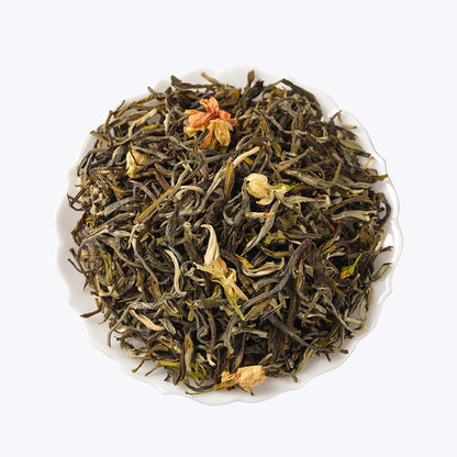 Premium Jasmine Green Tea 500g Loose Large Amount of Flowers Yunnan Jasmine Tea House Full of Floral Aroma 雪芽茉莉白毫绿茶