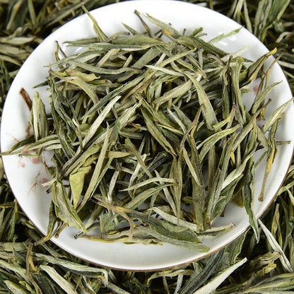 Premium Yunnan Green Single Bud Loose Tea 500g Floral Flavour Intense Green Tea Straight Strip By Dianqing 云南滇绿 青针绿茶 单芽散茶 花香 浓香型绿茶 直条松针 滇青