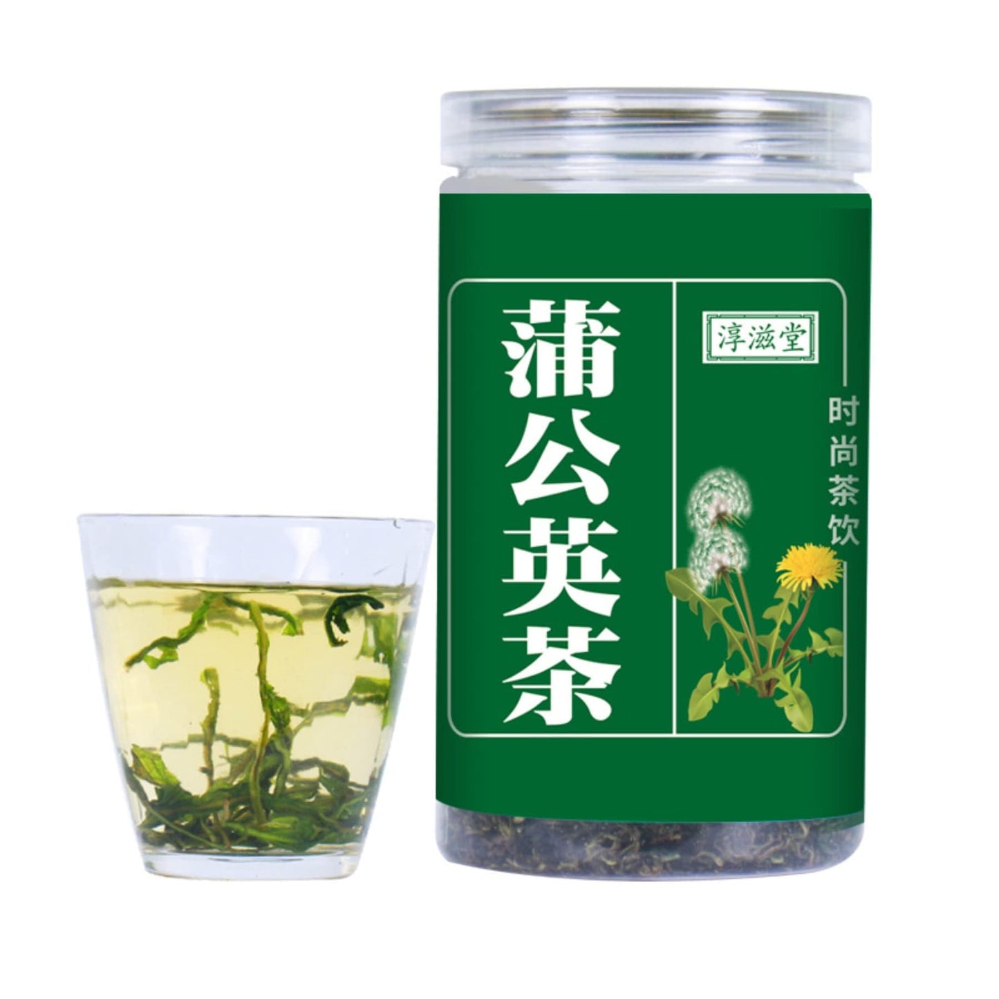 Herbal Tea Premium PugongYing Tea 60g Canned Dried Tea 2.11oz From China Health Care 100克罐装 炒制干蒲公英茶 优质 罐装婆婆丁茶