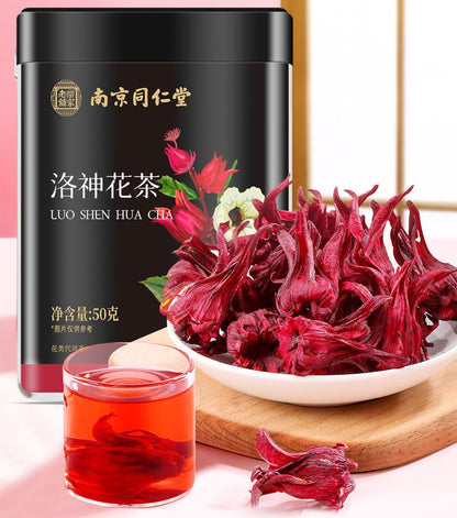 Organic Hibiscus Flower Tea 50g / 1.76oz Hibiscus Tea Roselle Hibiscus Tea Herbal Tea Flower Color Isnaturally同仁堂洛神花茶果脯洛神花干50克