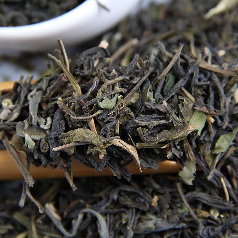 Natural and Additive-free Yunnan Pu'er Tea Green Tea 500g(100g*5 Bags) Green Tea Loose Tea Xishuangbanna Glutinous Scented Tea 糯米香茶 云南普洱茶 绿茶 生茶 散茶 西双版纳 糯米香 茶叶