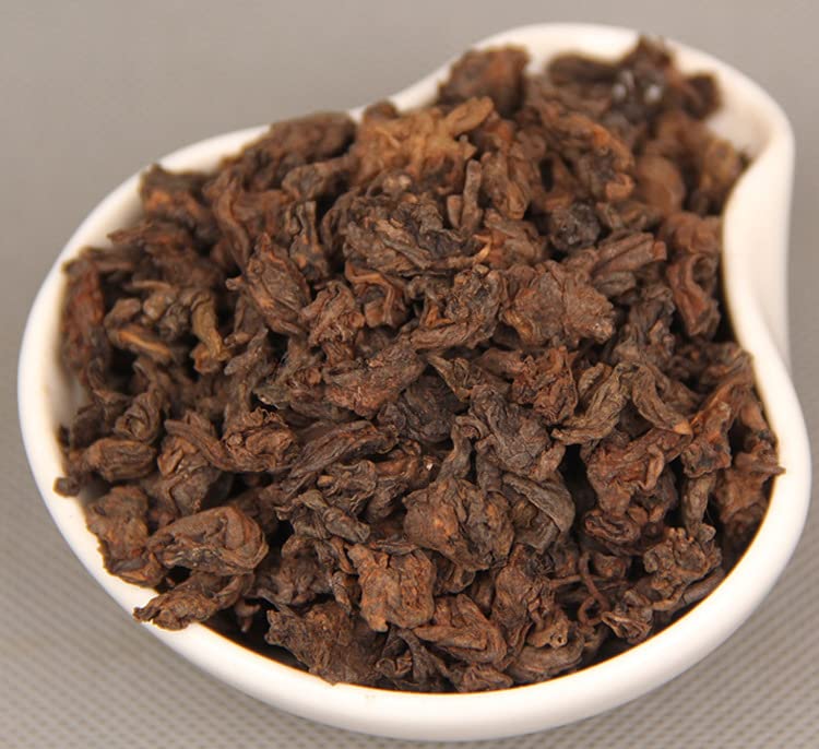 Dry Warehouse Puerh Tea Chen Xiang Tea 500 Spring Tea Golden Bud Small Pearl Tea Cooked Tea Loose Tea Rich and Aromatic Black Tea From China 干仓普洱茶 陈香茶叶 春茶茶头 金芽小珍珠茶头 熟茶