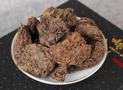 Chen Xiang Pu'er Tea Tea Aged Fermented Yunnan Black Tea, Ripe Tea Loose Tea Golden Bud Mellow Tea Gift Set 500g Tea Gift for Tea Lovers 陈香普洱茶老茶头茶叶熟茶散茶金芽醇香茶叶礼盒装500g