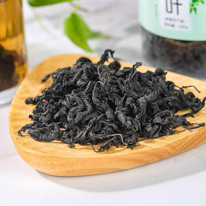 Duzhong Ye Natural 100g Duzhong Tea Leaves Buds 3.52oz Loose Leaf Tea Herbal Tea 杜仲叶100克罐装 杜仲茶杜仲嫩叶嫩芽花茶