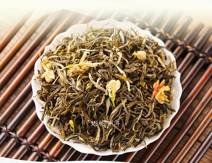 Premium Jasmine Green Tea 500g Loose Large Amount of Flowers Yunnan Jasmine Tea House Full of Floral Aroma 雪芽茉莉白毫绿茶