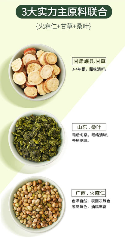 Chinese Herbal Tea Small Can 255g (15 Cans) Green Tea, Lotus Leaf, Mulberry Leaf, Etc. 12 Kinds of Tea Ingredients Combination Tea Sugar-free 桑叶茶肠清养生茶便便畅通茶饮