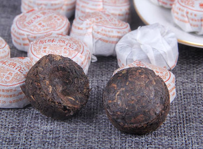 Yunnan Menghai Puerh Tea Cooked Tea 500g Original Flavour Tuo Mini Tuo Black tea Original Flavour Mellow Tea Ripe tea云南勐海普洱茶 熟茶 木止原味沱 迷你小沱原味醇香茶500g