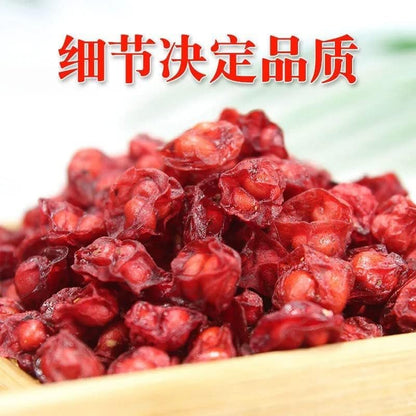 Premium Chinese Herbal 300g (10.58oz) Combination Tea Dried (Dodder 200g Schisandra 100g) Chinese Herbal Tea Premium Chinese Herbal 菟丝子五味子组合泡水干货瓶装男性泡茶