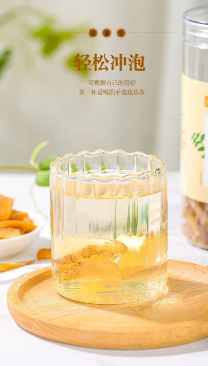 Herbal Tea Natural 8.81oz Chinese Raw Materials HuangJing Tea 250g Health Care 淳滋堂黄精250克罐装