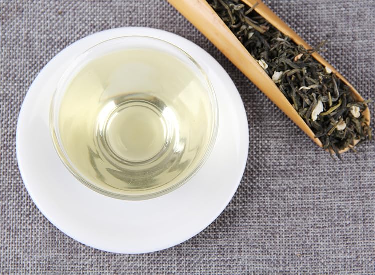 Natural and Additive-free Herbal Tea Jasmine Tea Jasmine Green Tea Strong 500g Chinese Green Tea Loose tea 花草茶 茉莉花茶 茉莉银毫 绿茶银丝浓香型500g