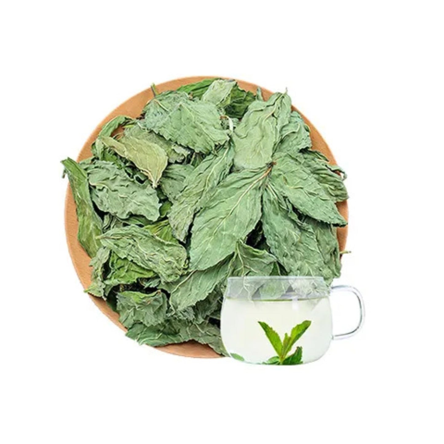 Peppermint Herbal Tea Made With Whole Leaves 35g/1.23oz Natural Without Additives China Origin Fragrant Dried Mint Leaves 南京同仁堂薄荷叶35克