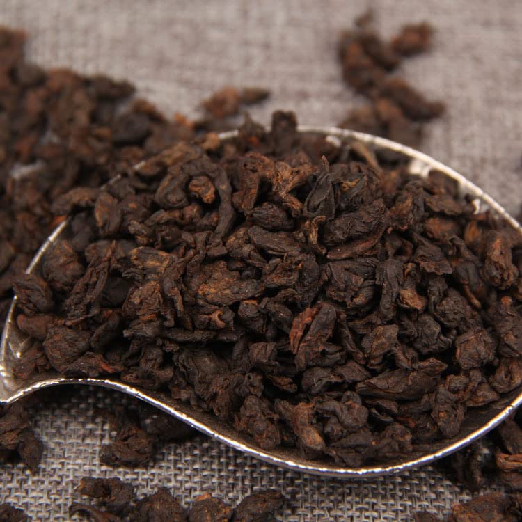 Laochatou Puerh Tea Ripe Tea Puerh Loose Tea Small Crushed Silver Ripe Puerh Ripe Tea 500g Rich and Aromatic Black Tea from China 老茶头普洱茶熟茶 普洱散茶小碎银茶头 熟普熟茶头