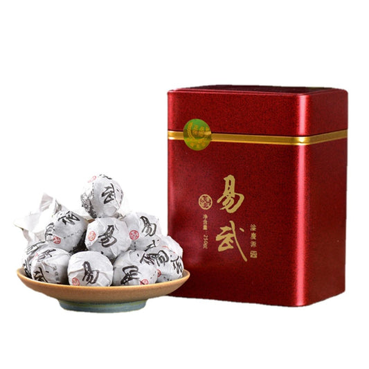 Premium Puerh Tea Raw Tea Yiwu Xiaolongzhu Tea Big Tree Tea Mini Tuo Tea Deliciously Smooth Green tea 250g Thick and sweet 普洱茶生茶 易武小龙珠茶大树茶迷你小沱茶250g