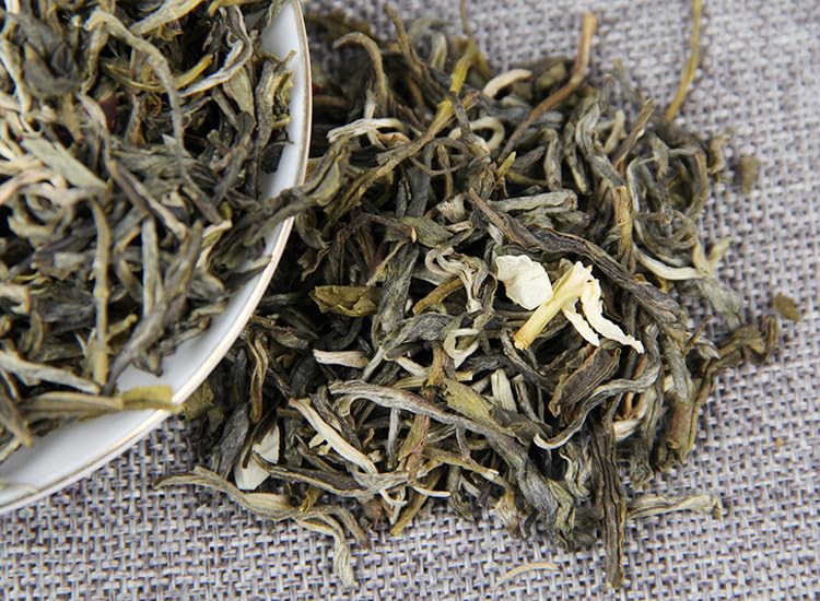 Yunnan Jasmine Tea New Tea Fragrant Jasmine Dabaihao Green Tea 500g Sweet, Smooth and Refreshing, with A Strong Floral Flavour 云南茉莉花茶叶2023新茶浓香茉莉大白毫绿茶 500g散装