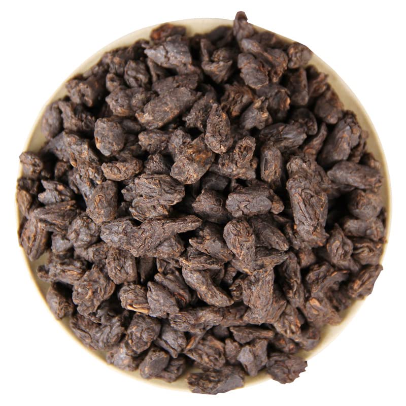 Pu-erh Tea Premium Menghai Original Tea Fossil Mellow Pu-erh Broken Silver Cooked Tea loose tea 500g Yunnan Black Tea 普洱茶 佳品勐海 原味茶化石 醇香普洱碎银子 熟茶500克