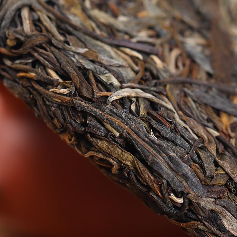 Yunnan Puerh Tea Raw Tea Premium Big Tree Spring Tea Manson Raw Tea 357g Healthy and Delicious Green Tea 云南普大树春茶曼松生普茶 357g