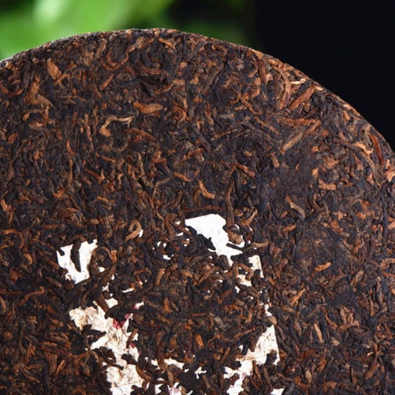 Premium Puerh Tea Black Tea Dry Warehouse Ripe Tea Menghai Palace Zhen Yunnan Qizi Cake Ripe Tea 357g Natural Cake Tea 普洱茶 干仓熟茶 勐海 宫廷臻 云南七子饼熟茶 357克饼茶