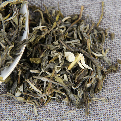 Yunnan Jasmine Tea New Tea Fragrant Jasmine Dabaihao Green Tea 500g Sweet, Smooth and Refreshing, with A Strong Floral Flavour 云南茉莉花茶叶2023新茶浓香茉莉大白毫绿茶 500g散装