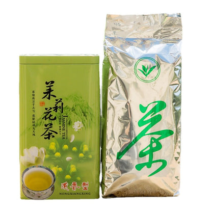 Premium Jasmine Tea Herbal Tea Round and Curly Shapes Strong Aroma and Long Lasting Flavour Uniquely Shaped Green Tea 茉莉花茶浓香型新茶贵妃玉女环花草茶绿茶500g