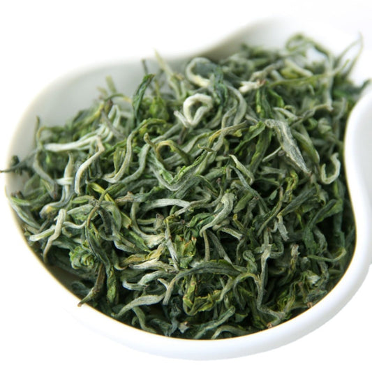 Premium Natural and Additive-free Early Spring Cuiming Green Tea with Bright Green Leaves, 500g Fresh Flavour and Strong Aroma 早春茶 翠茗 新茶 合昌轩茶叶 绿茶 翠茗