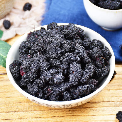 Herbal Tea Black Mulberry Dried Canned Mulberry Tea Mulberry Fruit Tea Without Washing Without Sand 250g Flower Tea 桑葚果茶免洗250g