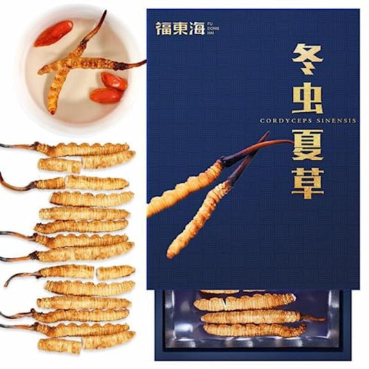 Cordyceps Sinensis Package of 1 Gram Per Box Natural Raw Dried Tien Cordyceps Flower Cordyceps Sinensis Militaris Mushroom 冬虫夏草1克/盒