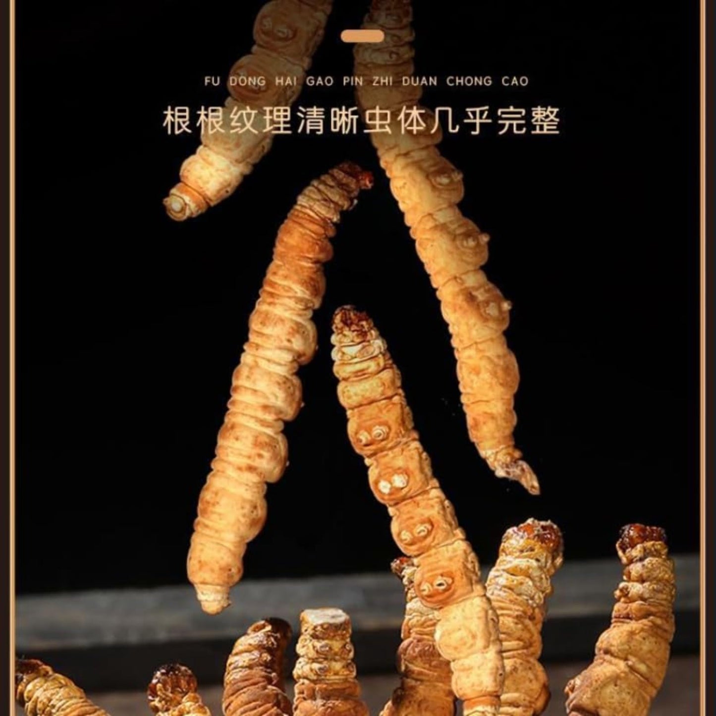 Cordyceps Sinensis Package of 1 Gram Per Box Natural Raw Dried Tien Cordyceps Flower Cordyceps Sinensis Militaris Mushroom 冬虫夏草1克/盒