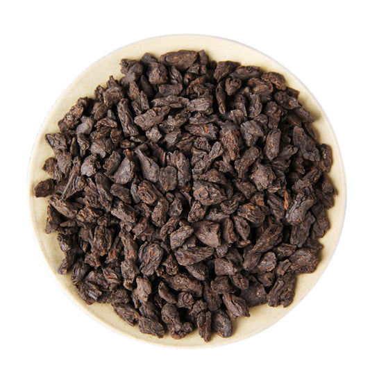 Yunnan Premium Puerh Tea Ripe Tea 500g Menghai Glutinous Fragrance Tea Fossil Glutinous Fragrance Broken Silver Cooked Tea Loose Tea 云南普洱茶佳品勐海糯香茶化石糯米香碎银子 熟茶 散装500g