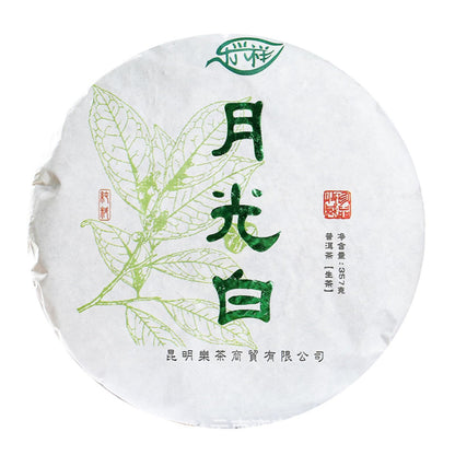 Yunnan Puerh Tea Moonlight Beauty Ancient Tree Moonlight White Cake Tea Puerh Raw Tea 357g Additive-free White Tea 云南普洱茶 月光美人古树月光白饼茶 普洱生茶茶叶 357克