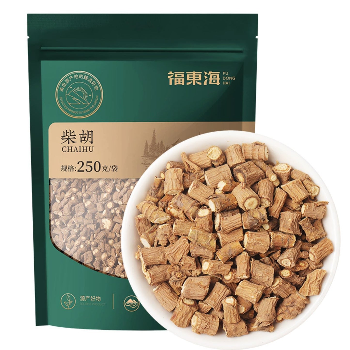 Original Bupleurum Chinense 250g/bag Natural Green Food Without Additives ChaiHu Root Chinese Herbs for Soup 柴胡250克