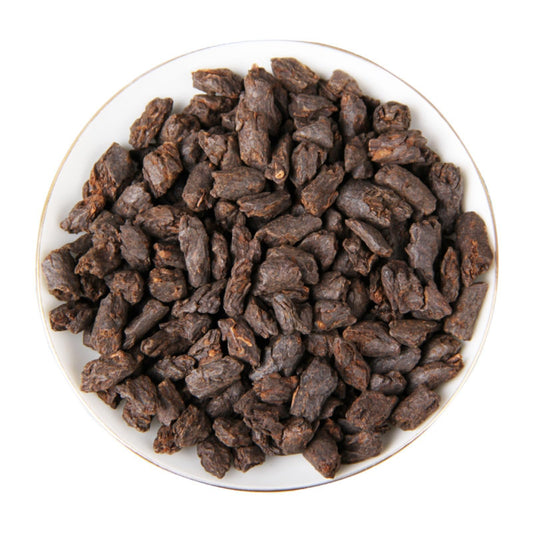 Premium Aged Puerh Tea Menghai Date Fossil Broken Silver Tea Fossil 500g Ripe Puerh Date Fragrance Ripe Aged Tea Loose Tea 勐海枣香碎银子茶化石熟普 枣香熟茶500g