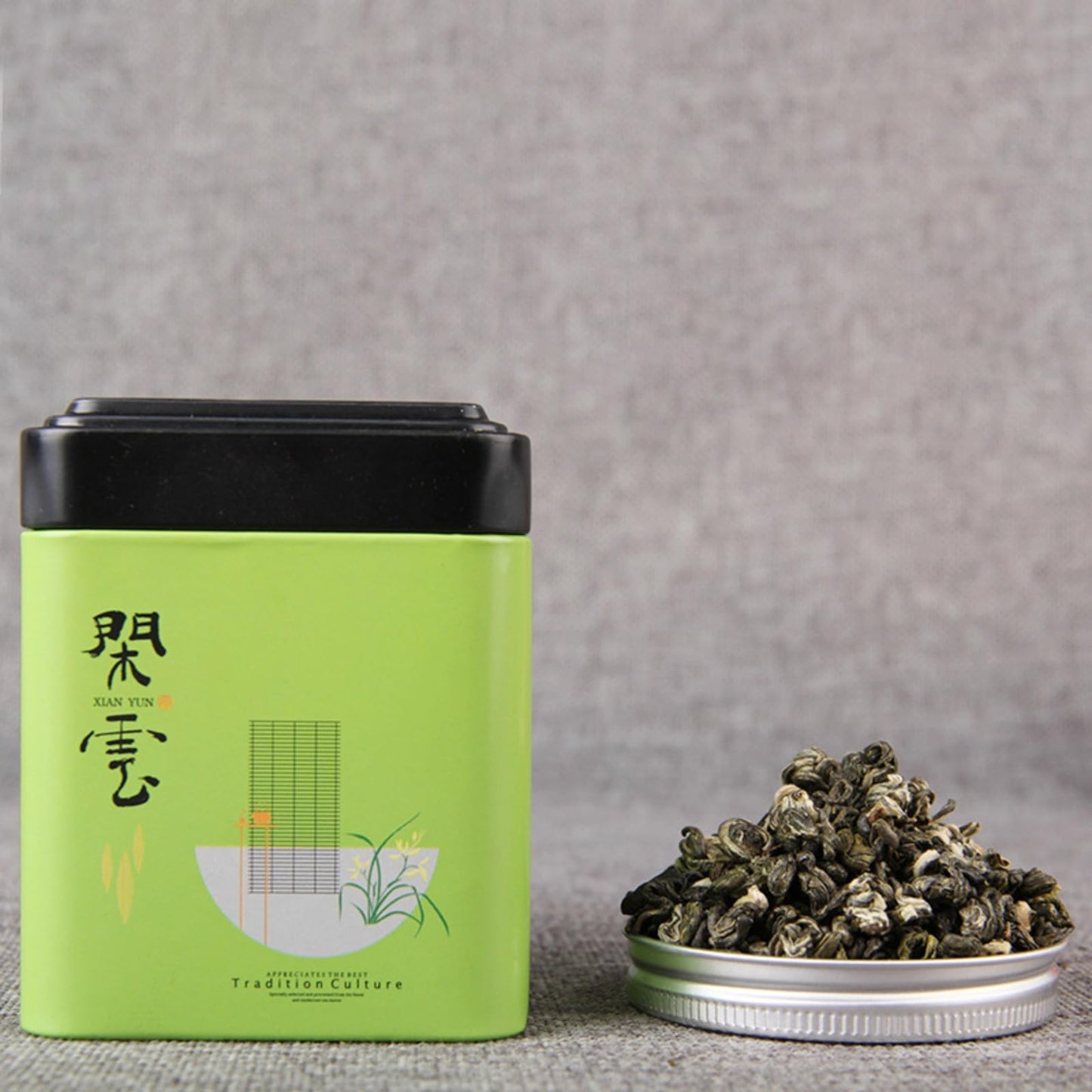 Yunnan Premium Biluochun Green Tea Strong Aroma Curly Tea 80g Natural Chinese Tea Organic Loose Leaf 云南碧螺春绿茶2023年新茶浓香型80g盒装