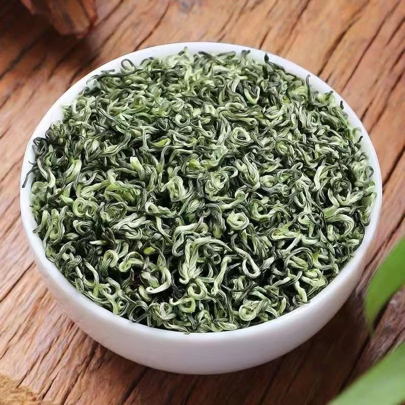 From China Pre-ming Premium Biluochun Natural Chinese Tea 250g First Picked Young Buds Strongly Flavoured Green Tea 来自中国的明前特级碧螺春 天然中国茶250克 初采嫩芽 香味浓郁的绿茶