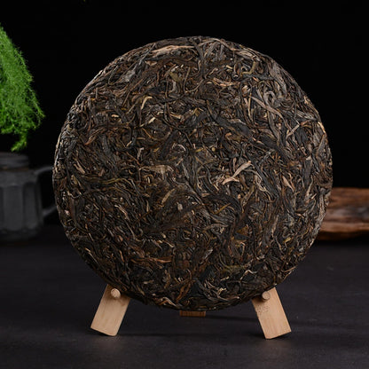 Natural and Additive-free Puerh Tea 357g Zodiac Memorial Cake Raw Tea Yunnan Qizi Cake Tea Menghai Big Tree Tea Green Tea 普洱茶生肖纪念饼 357g生茶云南七子饼茶 勐海大树茶