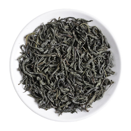 Yunnan Pu'er Loose Early Spring Large Leaf Green Tea Zhengmei(No.1) 500g Natural and Additive-free Dian Green 早春云南普洱散装大叶种绿茶茶叶蒸酶 500克滇绿