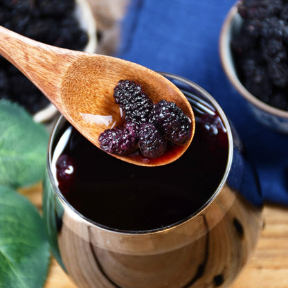 Herbal Tea Black Mulberry Dried Canned Mulberry Tea Mulberry Fruit Tea Without Washing Without Sand 250g Flower Tea 桑葚果茶免洗250g