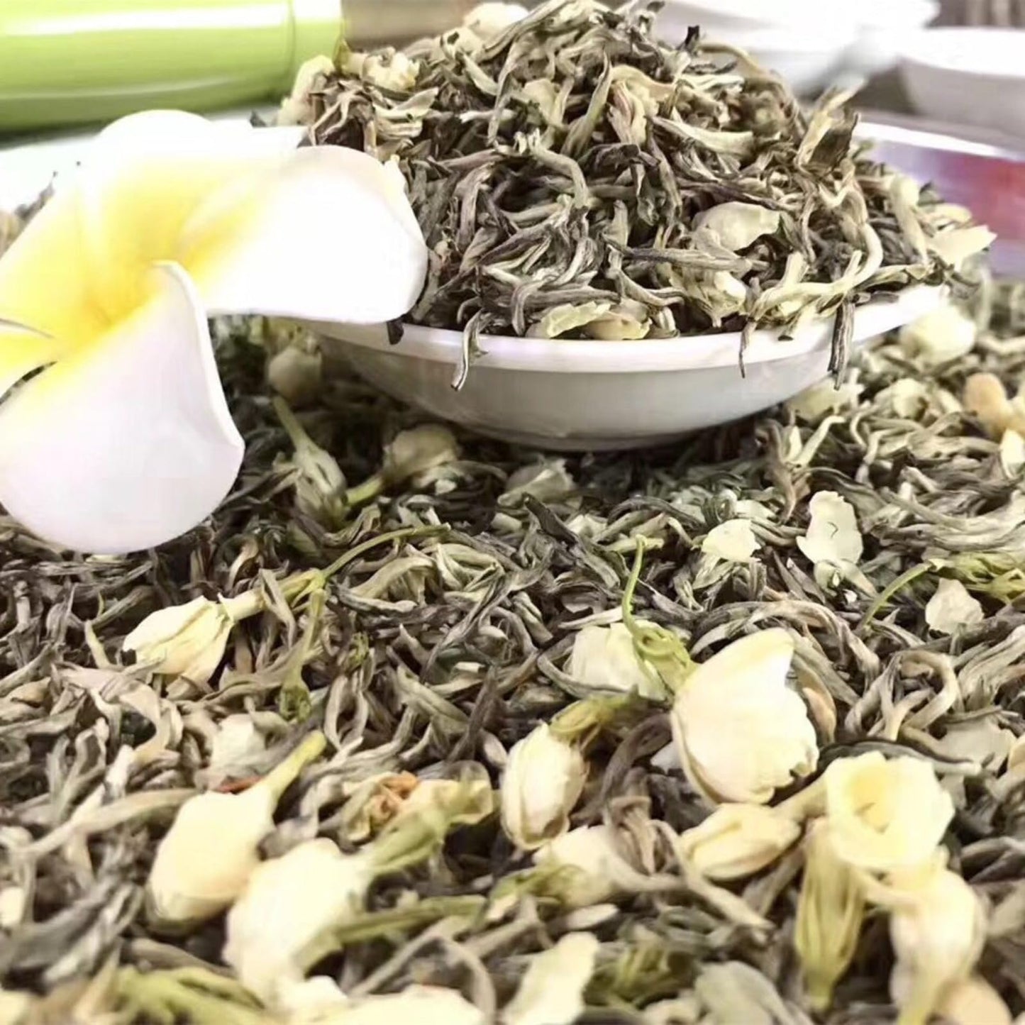 Premium Organic Jasmine Tea Green Tea 500g（250g*2） Strong Fragrance High Mountain Jasmine Tea loose Tea 茉莉花茶新茶绿茶浓香型高山手采小针王茉莉花茶