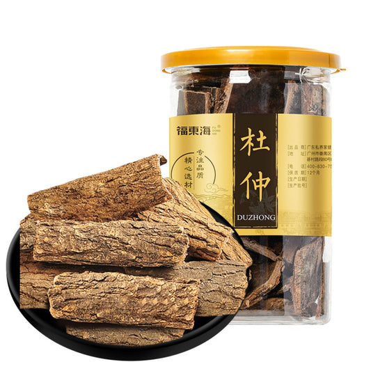 Cortex Eucommia Ulmoides 120g/can Non-salt-fried Cortex Eucommia Ulmoides Natural Green Food Without Additives Herbal tea 杜仲皮120g