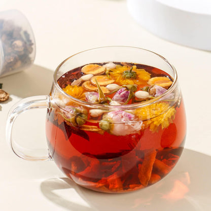 Tea of The Week for Women's Tea Small Can Health Tea Combination Chinese Herbal Tea Goji Berries 97.5g (3.43oz) Corn Husk Tea  一周茶 女神茶 小罐养生茶 伴手礼 组合茶 菊花枸杞赤小豆玉米须