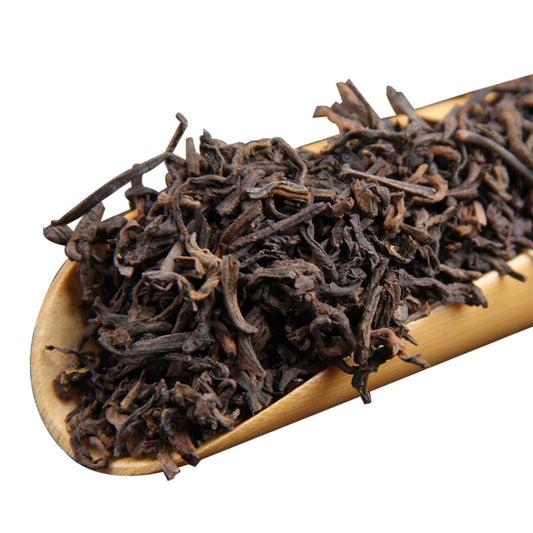 Premium Puerh Tea Loose Tea Raw Material Puerh Menghai Ripe Tea Raw Material 500g Dry Storage Tea Leaves Aged Fermented Yunnan Black Tea 普洱茶散茶 500g勐海熟茶