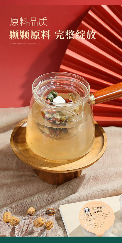 Chinese Herbal Tea Small Cans Tea Red Dates Cinnamon Combination Women's Tea Health Tea Generation Tea 红参黄芪茶女神茶小罐茶