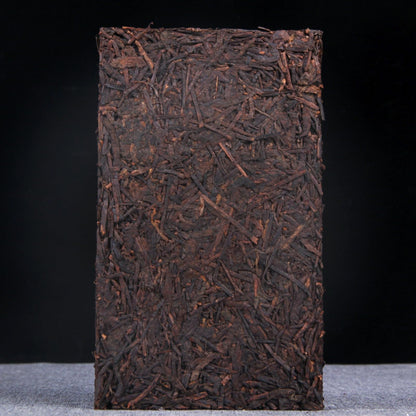 Yunnan Puerh Tea Ripe Tea Brick Tea 1000g/ 35.27oz Puerh Tea Stalks Old Tea Stalks Chen Tea Ripe Tea Cooked tea 云南普洱茶熟茶砖茶 普洱茶梗老茶梗 五年陈茶龍骨熟茶1000g