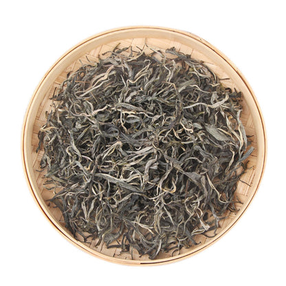 Yunnan Natural and Additive-free Ancient Six Tea Mountain Brick Original Arbor Tree Puerh Loose Raw Tea 500g Green Tea 云南古六大茶山之蛮砖原生态乔木大树普洱生茶