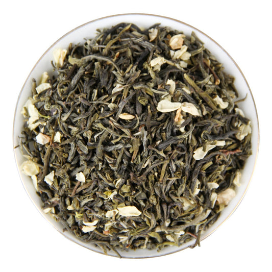 Natural and Additive-free Herbal Tea Jasmine Tea Jasmine Green Tea Strong 500g Chinese Green Tea Loose tea 花草茶 茉莉花茶 茉莉银毫 绿茶银丝浓香型500g