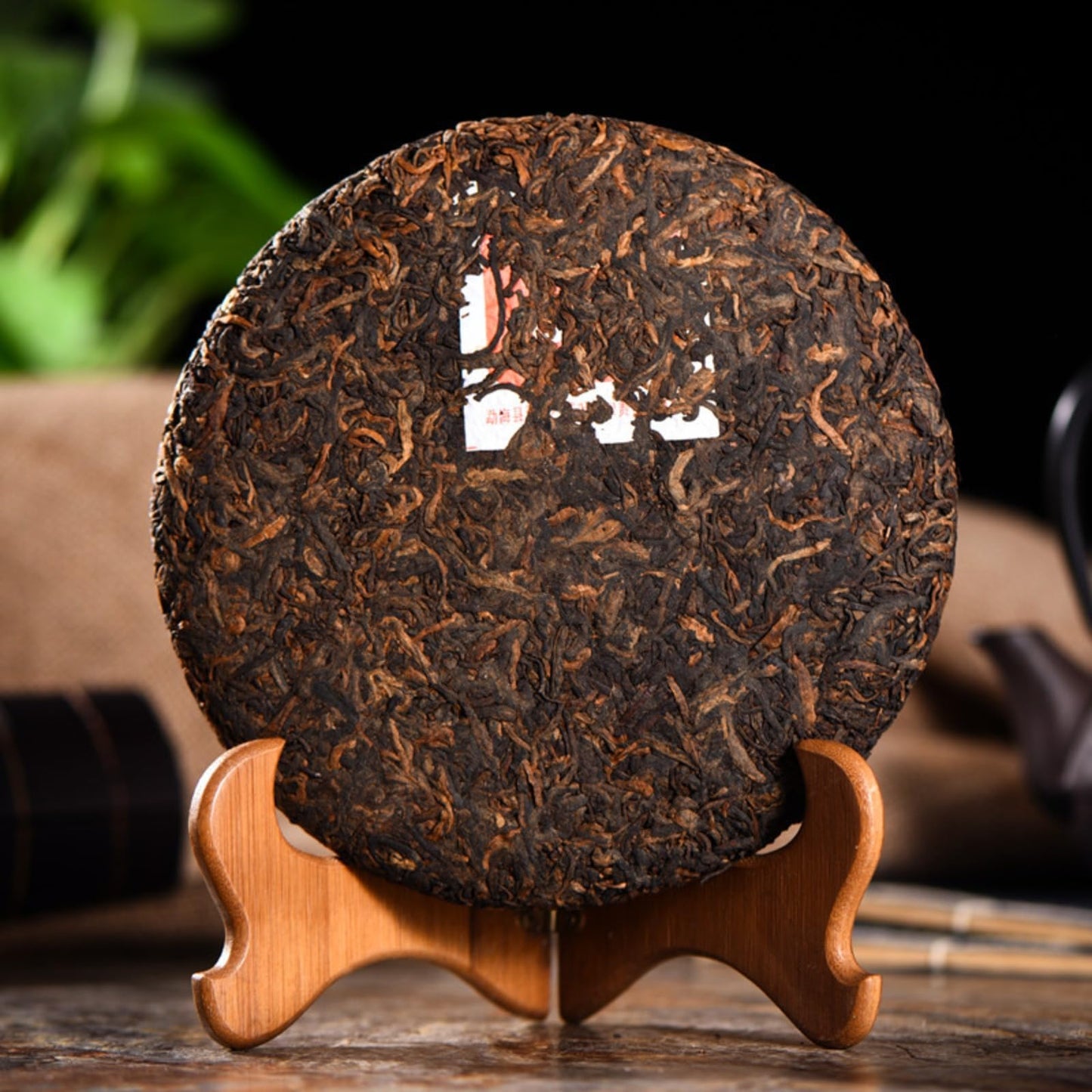 Puerh Tea Imperial Collection 357g Ancient Tree Ripe Tea Brown Mountain Qizi Cake Tea Black tea Yunnan Puerh Tea organic loose leaf 普洱茶 御品典藏 357g古树熟茶 布朗山七子饼茶