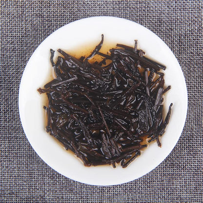 Yunnan Puerh Tea Ripe Tea Brick Tea 1000g/ 35.27oz Puerh Tea Stalks Old Tea Stalks Chen Tea Ripe Tea Cooked tea 云南普洱茶熟茶砖茶 普洱茶梗老茶梗 五年陈茶龍骨熟茶1000g