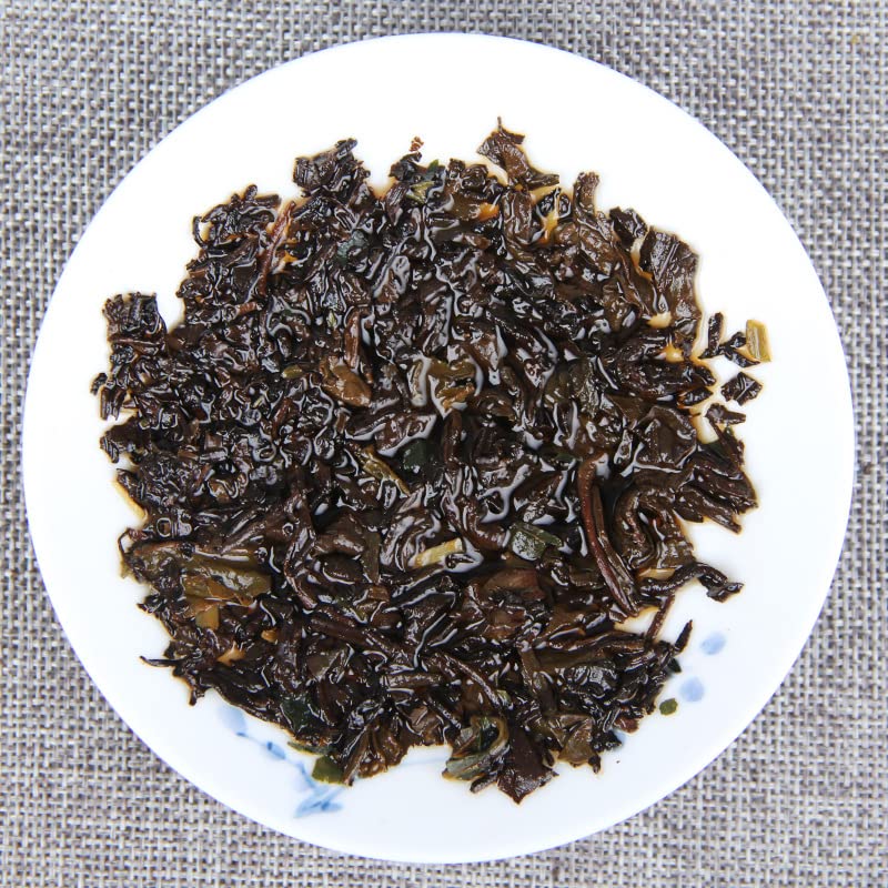 Yunnan Aged Glutinous Rice Puerh Small Golden Tuo Ripe Tea 250g / Bag Puerh Tea Aromatic and Flavorful Black Tea Strong Aroma Cooked Tea 云南陈年糯米香普洱小金沱熟茶